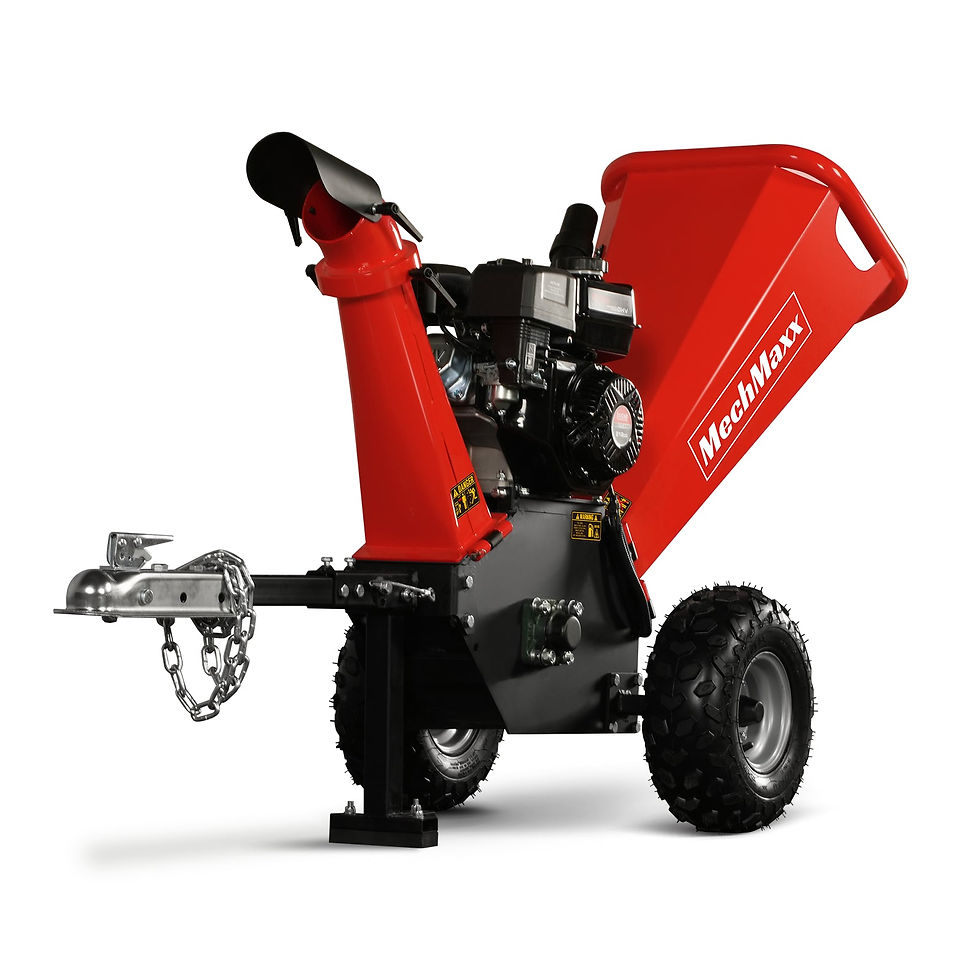 Thumbnail: 4 inch DUCAR 212cc 7hp Gas Engine Powered Wood Chipper with Towbar,  GS650