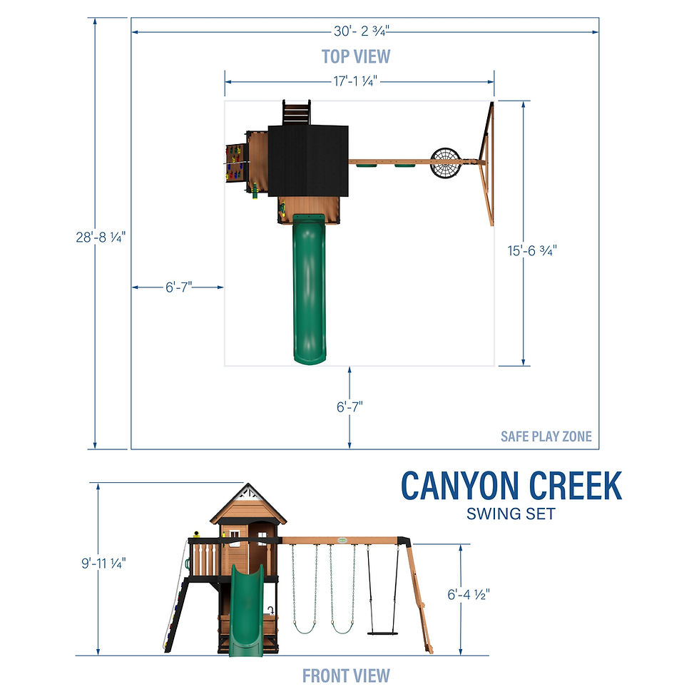Thumbnail: Canyon Creek Swing Set - Backyard Discovery