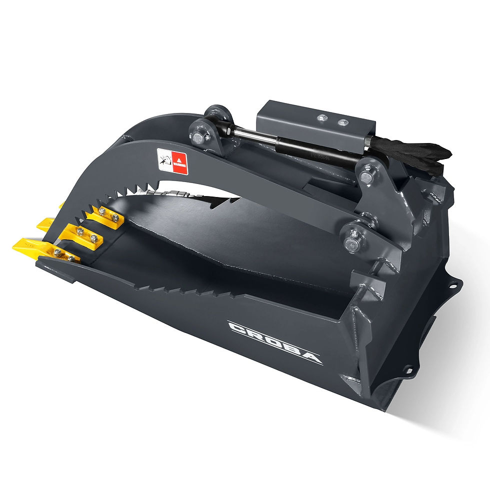 Thumbnail: 36'' Max Opening Mini Skid Steer Stump Grapple Bucket