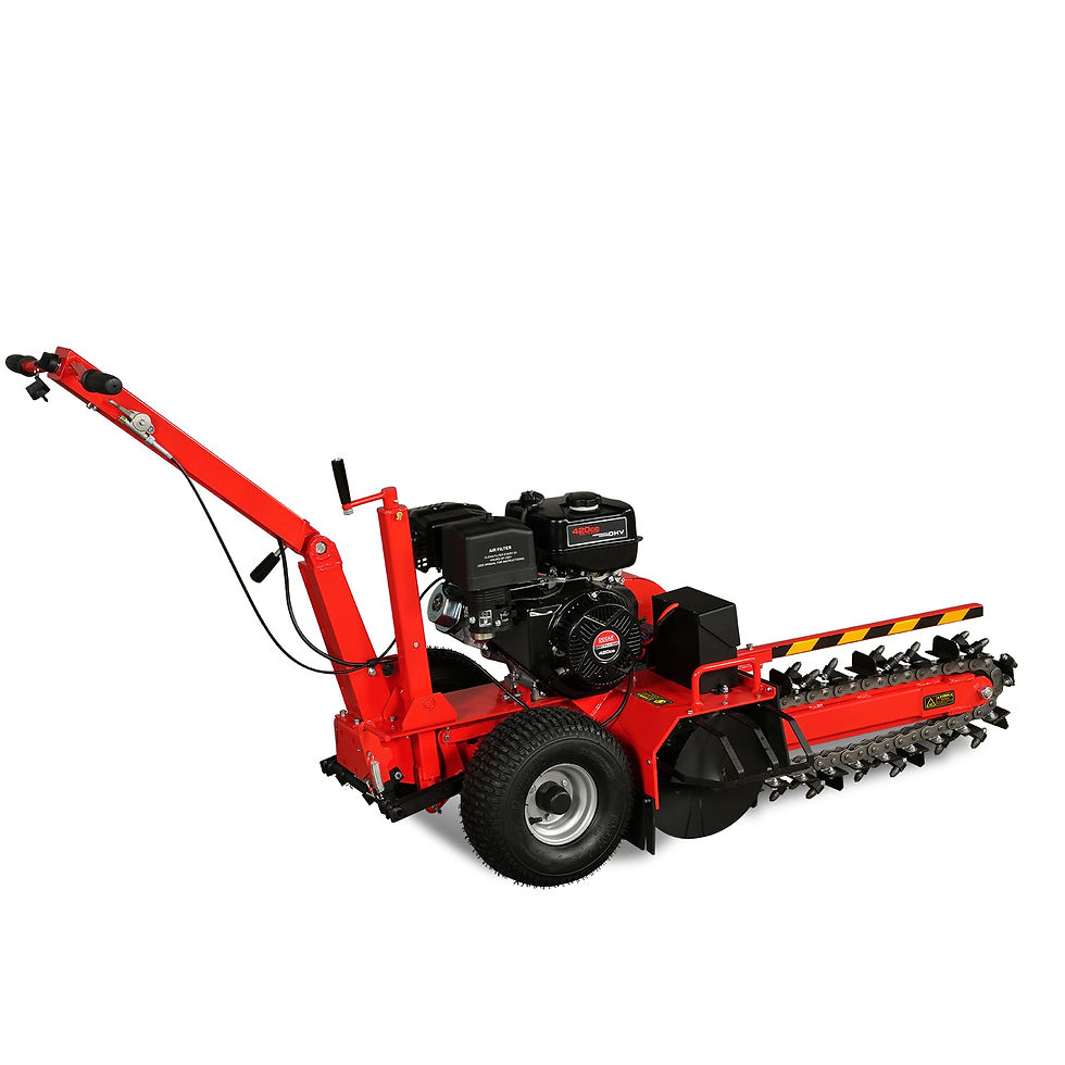 Thumbnail: 15HP 420cc E-Start Powered 24" Ditching Trencher ,  TCR1500