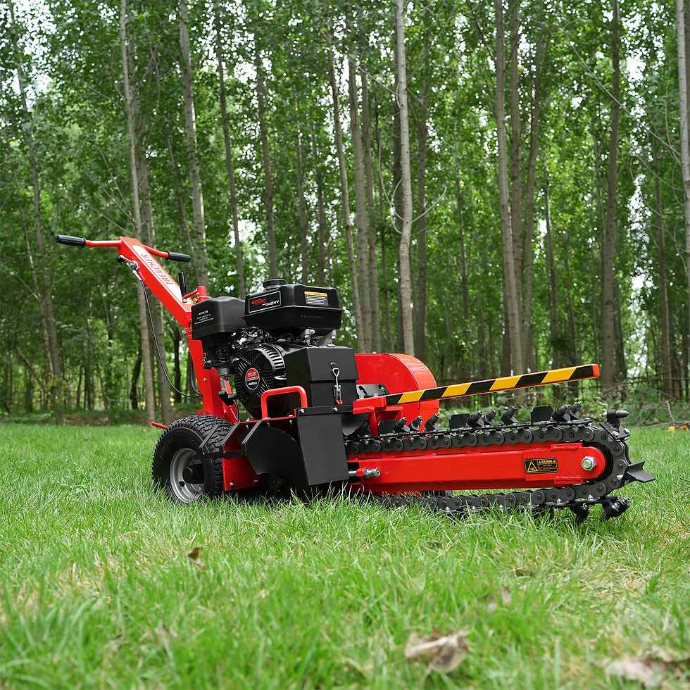 Thumbnail: 15HP 420cc E-Start Powered 24" Ditching Trencher ,  TCR1500