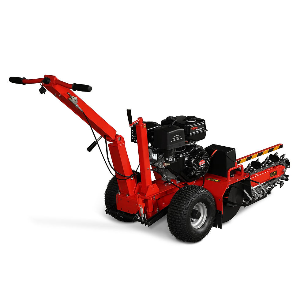 Thumbnail: 15HP 420cc E-Start Powered 24" Ditching Trencher ,  TCR1500