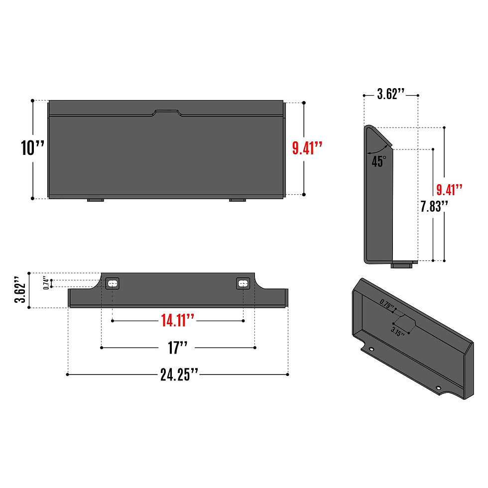Thumbnail: 59" Multi-purpose Hydraulic Rotating Log Grapple For Mini Skid Steer, 1500lbs Li