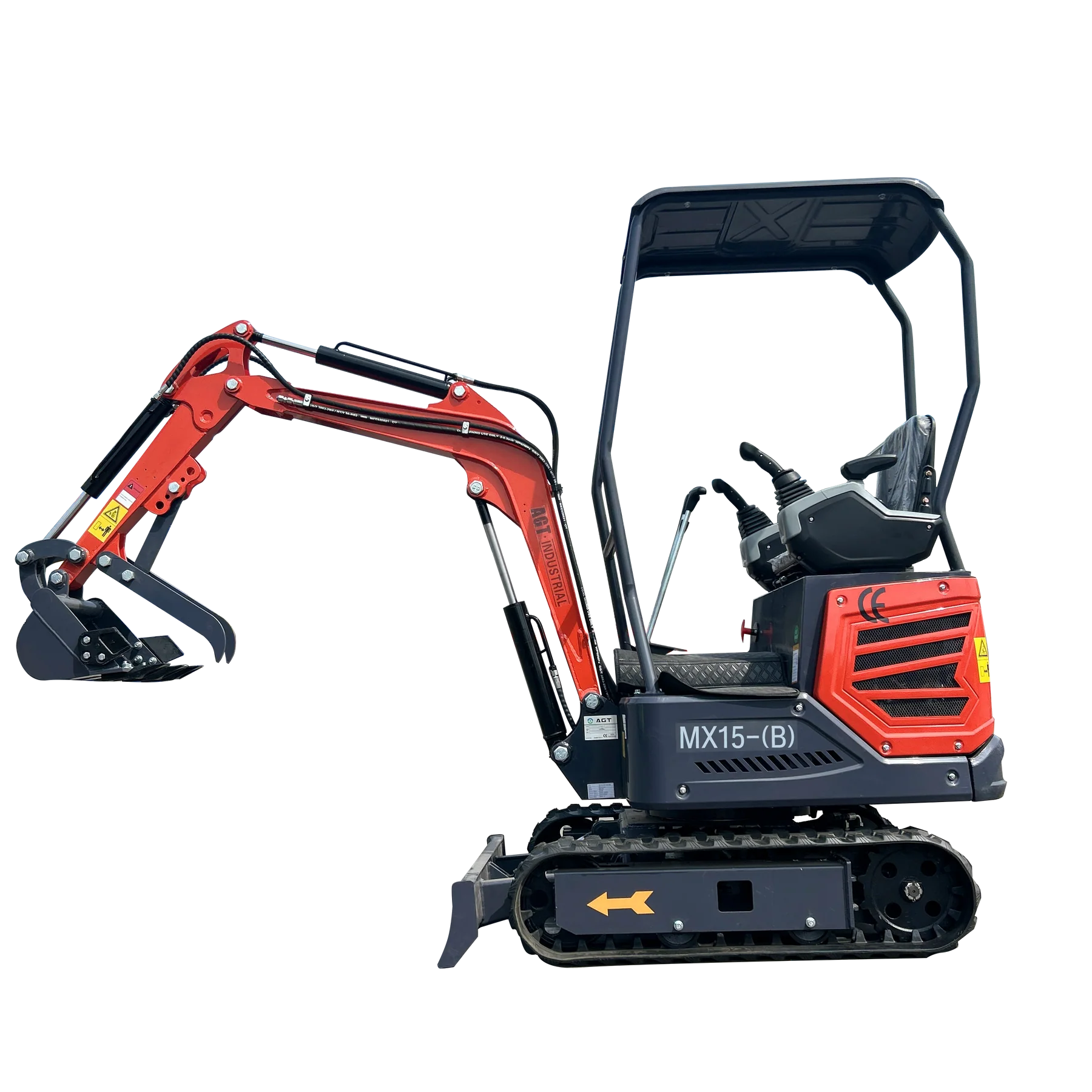 1 Ton, B&S Engine Mini Excavator w/ Pilot Control | MX15-B