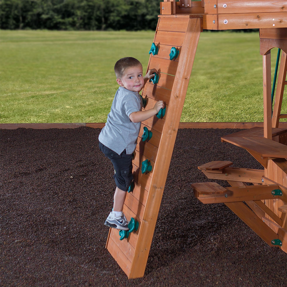 Thumbnail: Woodland Swing Set - Backyard Discovery