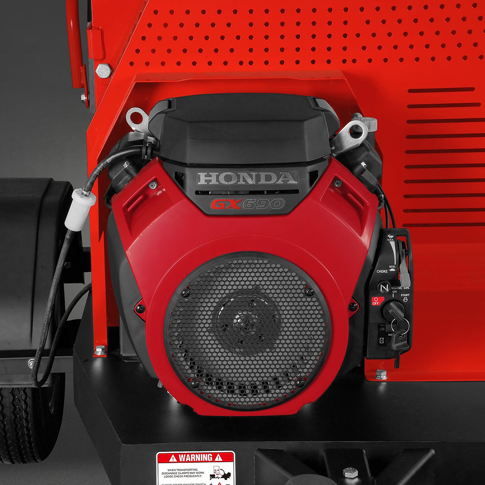 Thumbnail: HONDA GX690 22HP 688cc Twin Cylinder Gasoline Engine Powered 7" Hydraulic Feedin