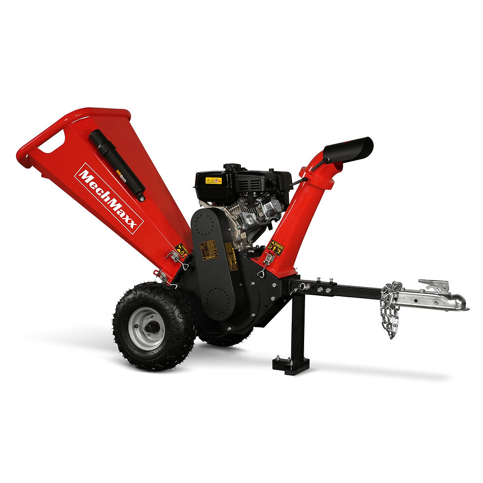 Thumbnail: 4 inch DUCAR 212cc 7hp Gas Engine Powered Wood Chipper with Towbar,  GS650