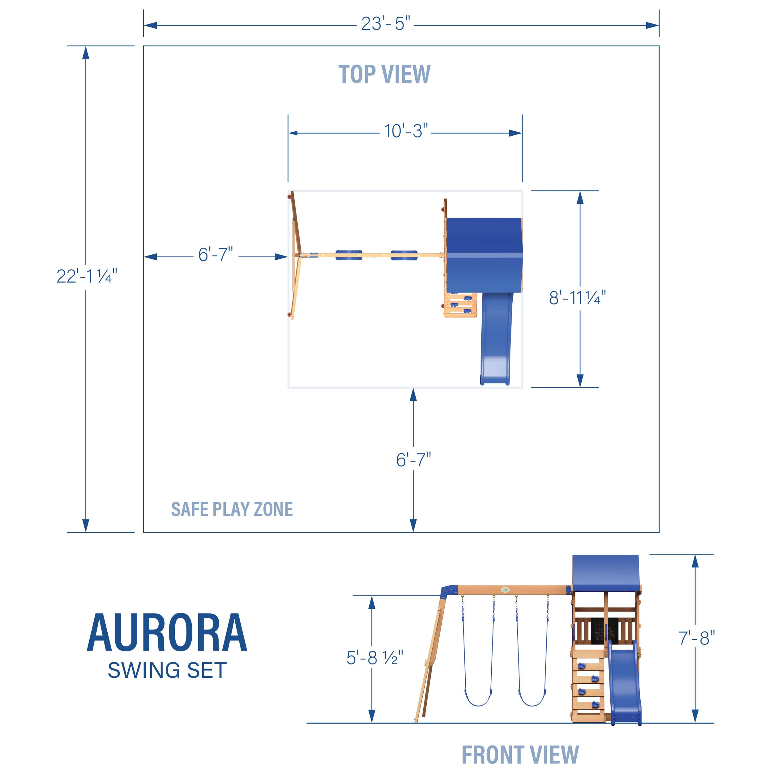 Aurora Swing Set - Backyard Discovery