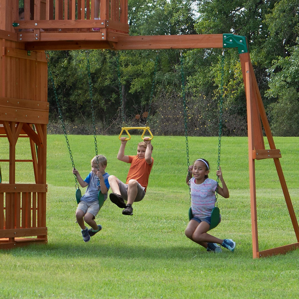 Thumbnail: Skyfort II Swing Set - Backyard Discovery