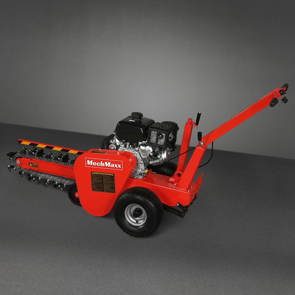 Thumbnail: 14HP 429cc KOHLER E-start 24'' Ditching Mini Trencher ,  TCR1500