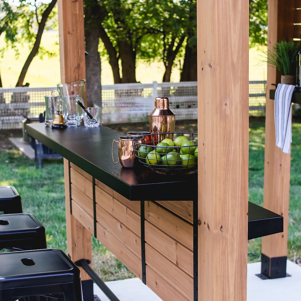 Thumbnail: Cedar Springs Outdoor Bar - Backyard Discovery