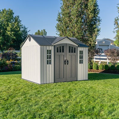 Thumbnail: Lifetime 10 Ft. x 8 Ft. Side Entry Outdoor Storage Shed - Lifetime Products