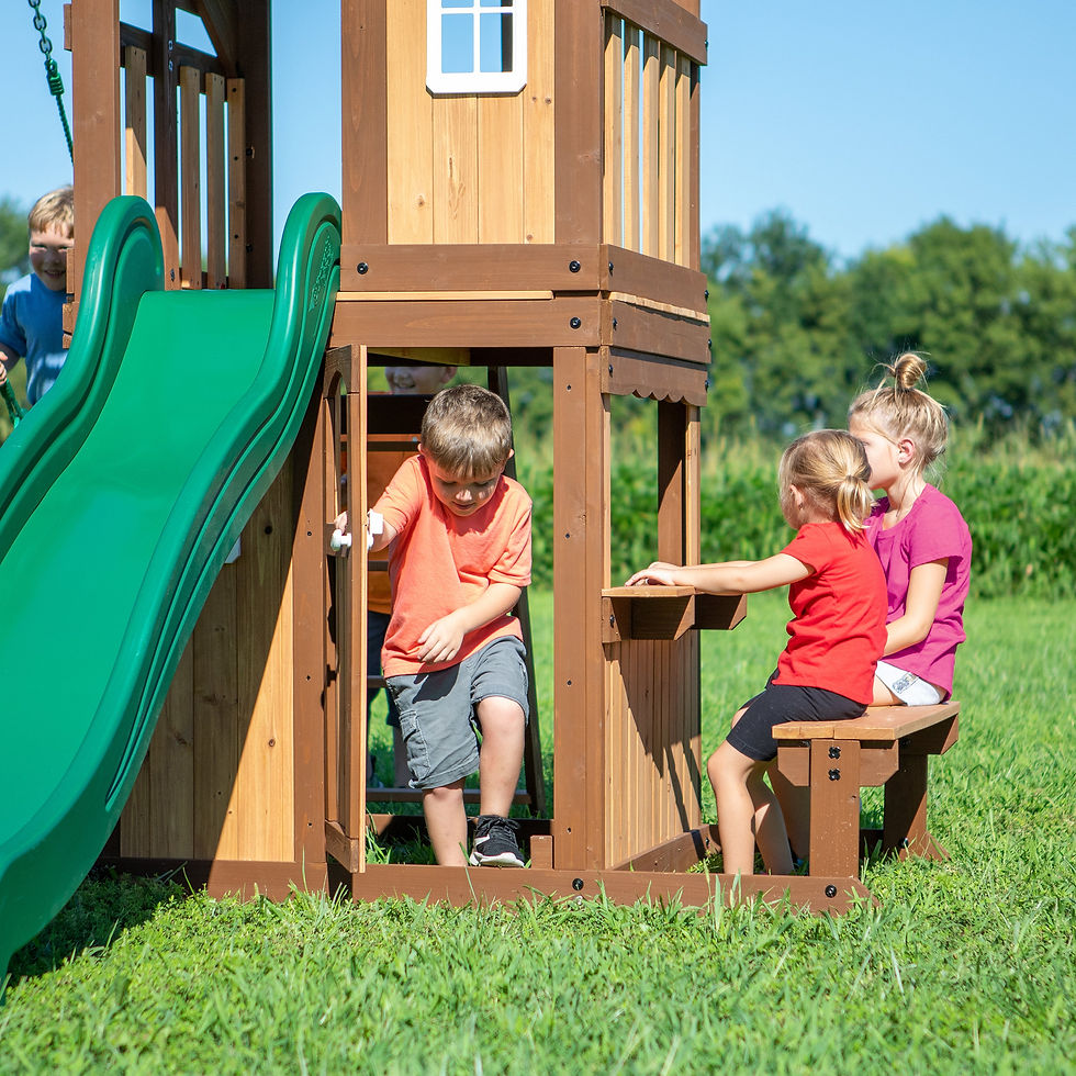 Thumbnail: Lakewood Swing Set - Backyard Discovery