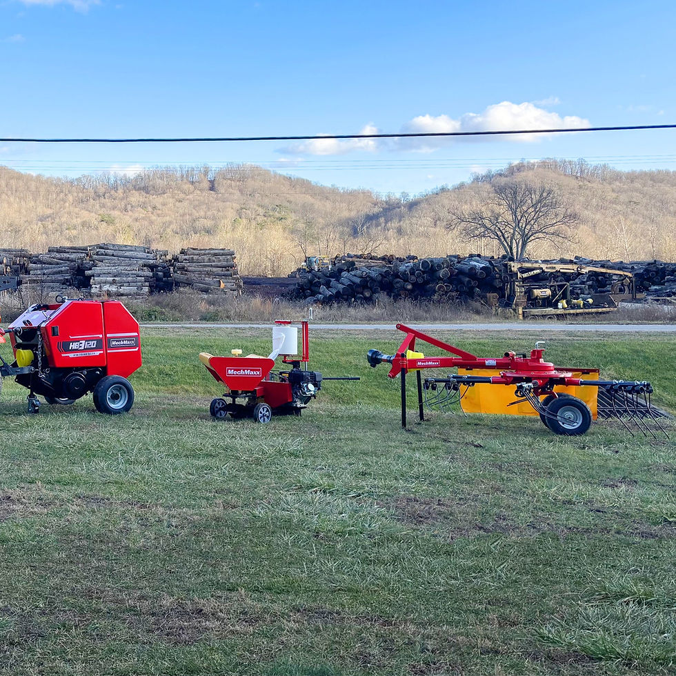 Thumbnail: Hay Baler & Hay Wrapper & Hay Rake Tedder Combo,  HB3120,  HW20,  HT100