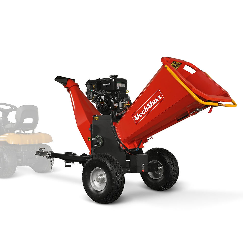 Thumbnail: 6 inch E-start B&S VANGUARD 408cc 14hp Gasoline Engine Powered Drum Wood Chipper