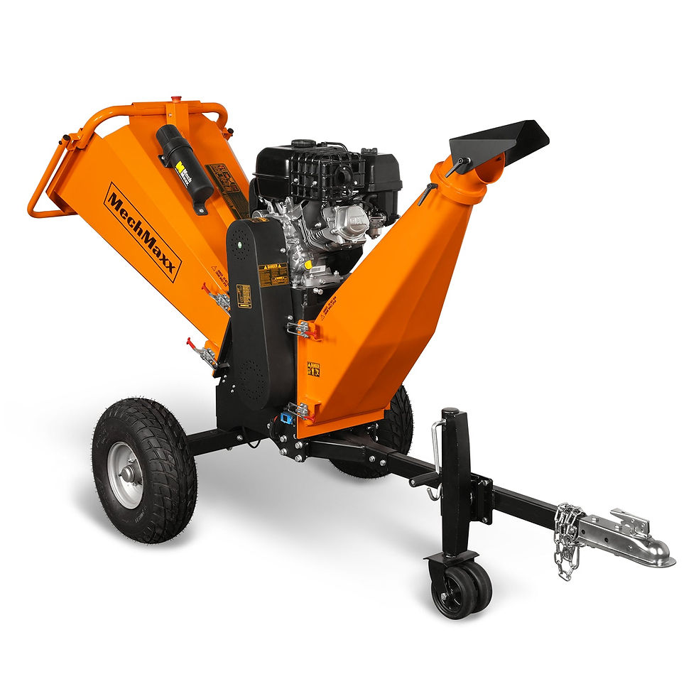 Thumbnail: 6 inch E-start ZONSEN 459cc 15hp Gasoline Engine Powered Drum Wood Chipper ,  P4