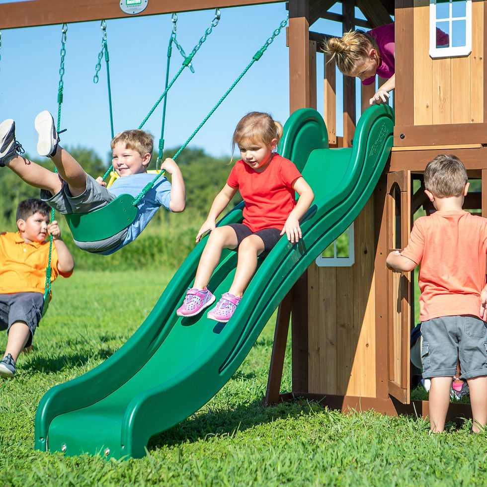 Thumbnail: Lakewood Swing Set - Backyard Discovery