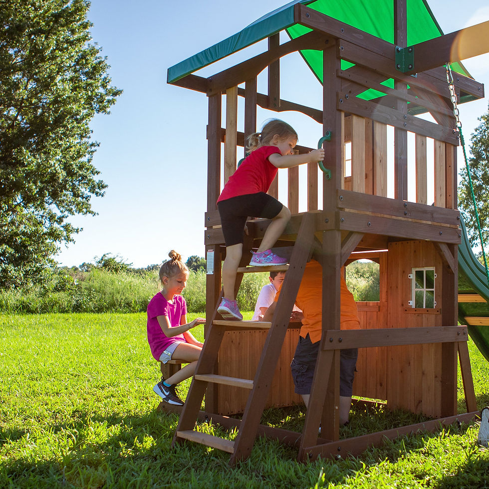 Thumbnail: Lakewood Swing Set - Backyard Discovery