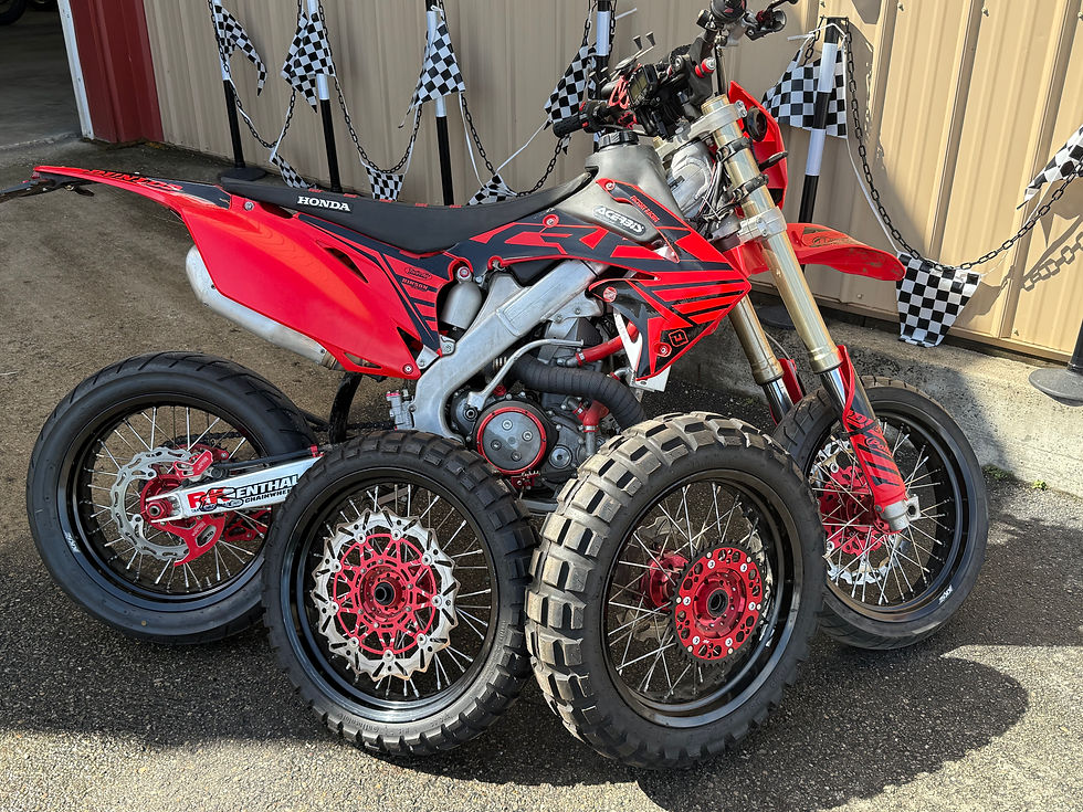 Thumbnail: 2009 HONDA CRF450R - STREET LEGAL SUPERMOTO