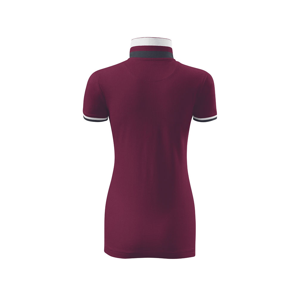 Damen COLLAR UP Polo-Shirt
