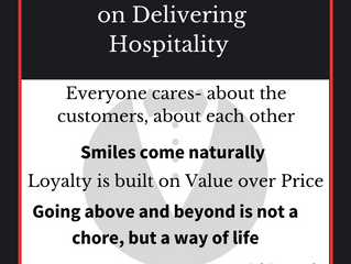 Are you getting "your Hospitality right?"