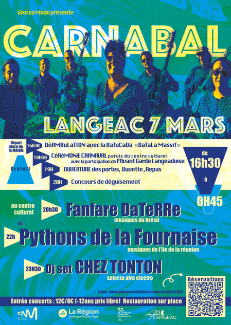 2ème édition du CarnaBal à Langeac- 7 mars 2026 