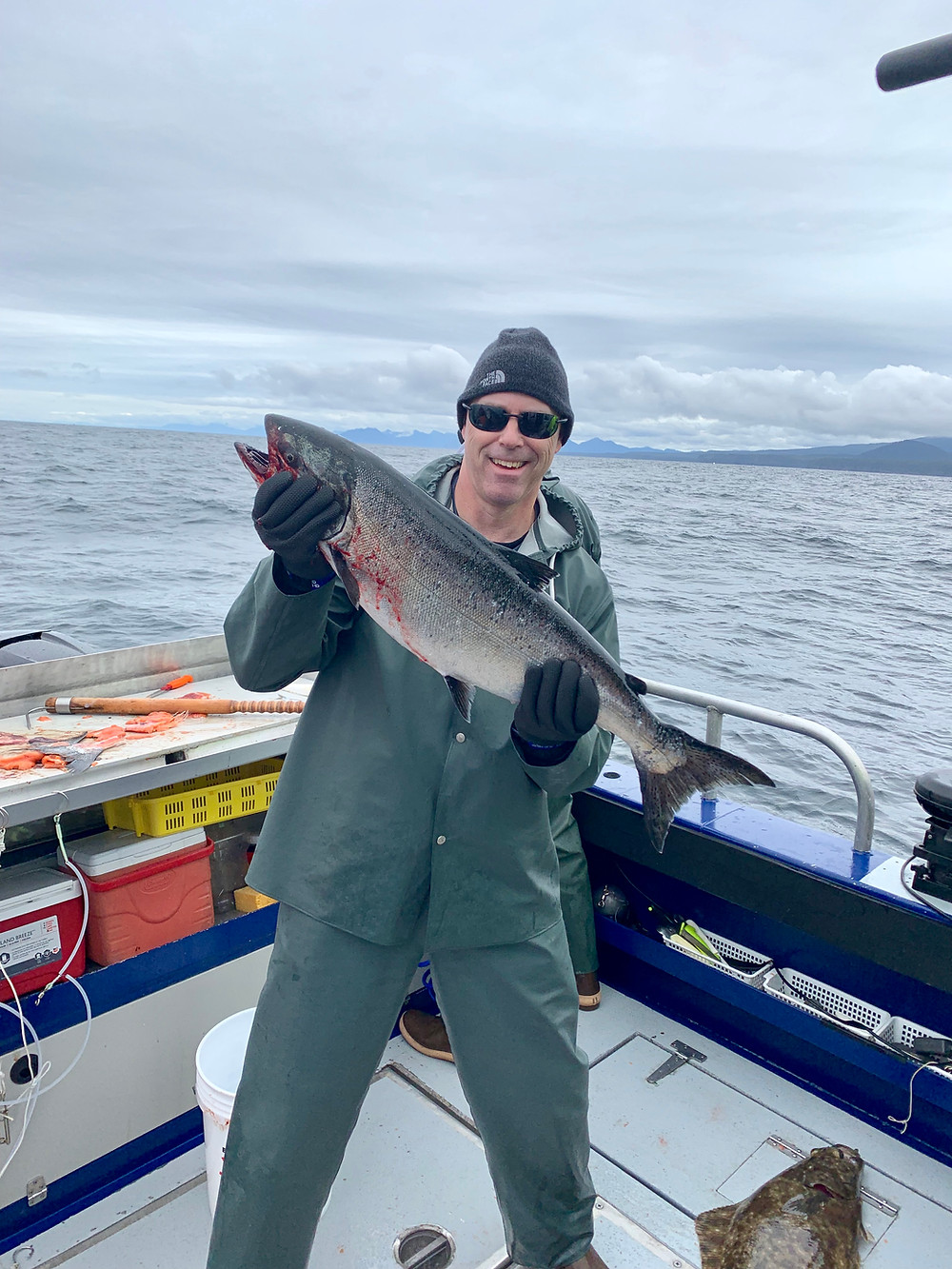 King salmon fishing in Sitka, Alaska