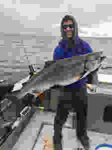 Salmon fishing in Sitka, Alaska