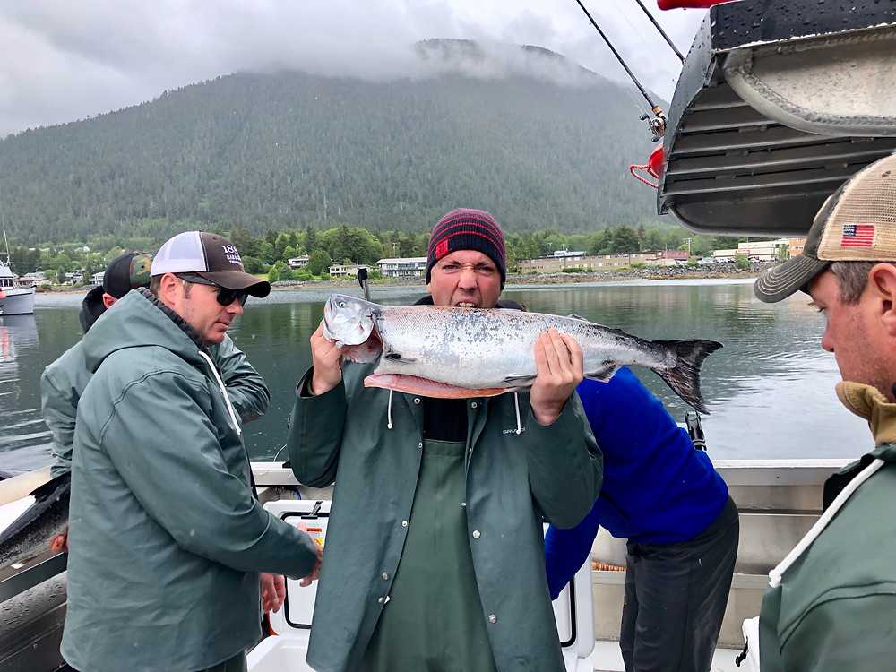king salmon fishing sitka, alaska