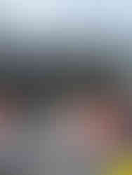 Group of guests posing with their catch in front of an Alaska fishing lodge after a successful day on the water.