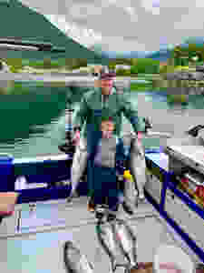 King salmon fishing Sitka Alaska