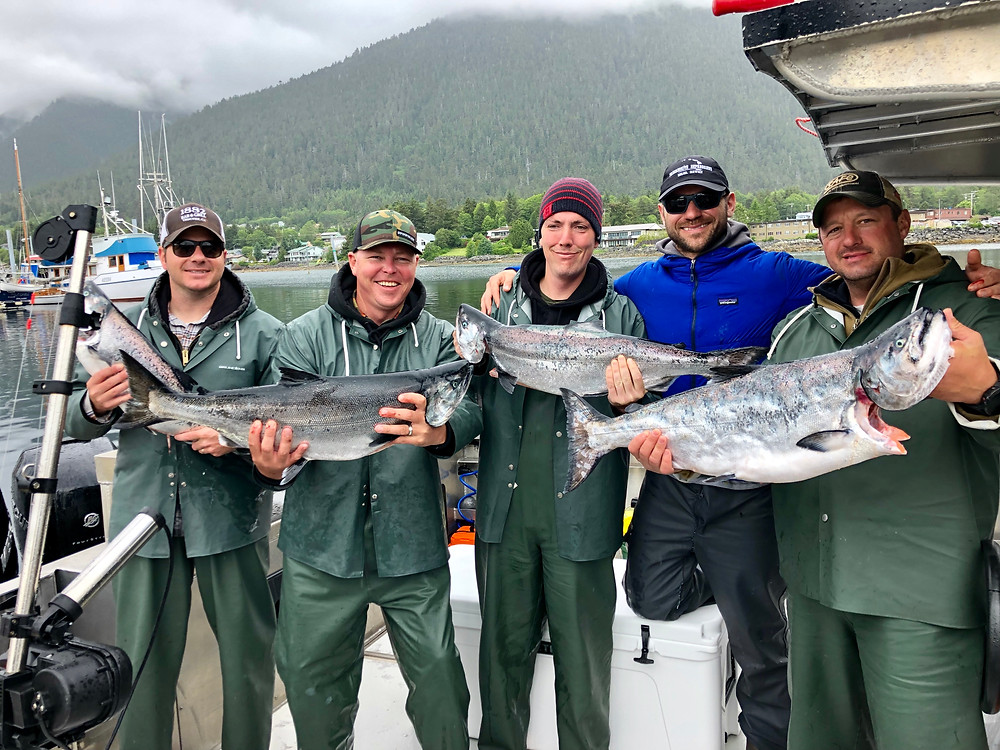 King salmon fishing in sitka, Alaska