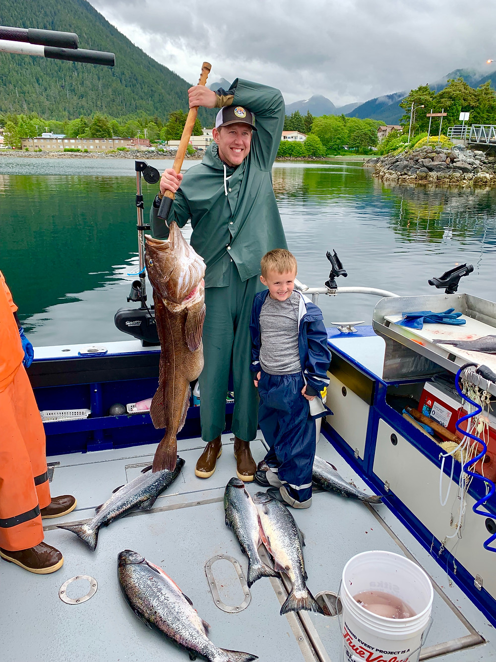 Lingcod fishing in Sitka Alaska