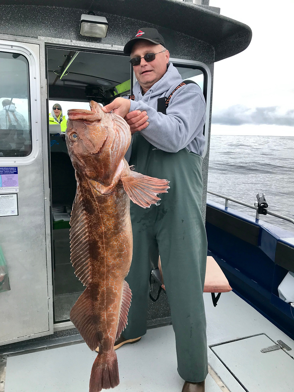 Lingcod fishing in Sitka Alaska