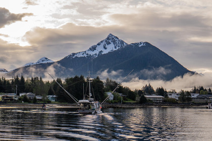 Groups posing with their fishing catch at our Alaska Fishing Resort