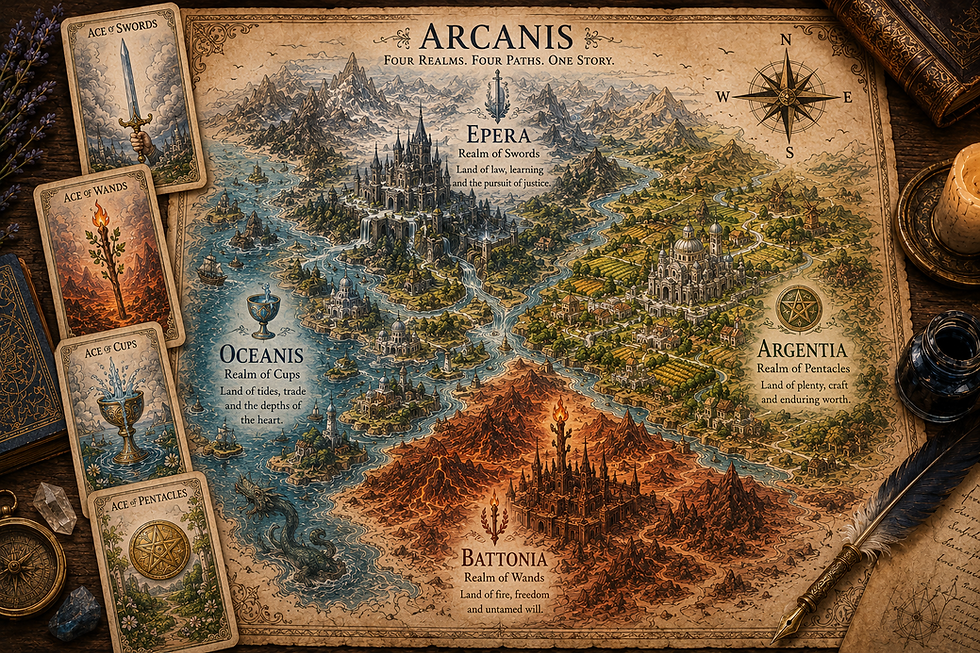How a Deck of Cards Became the Architecture of an Epic Fantasy