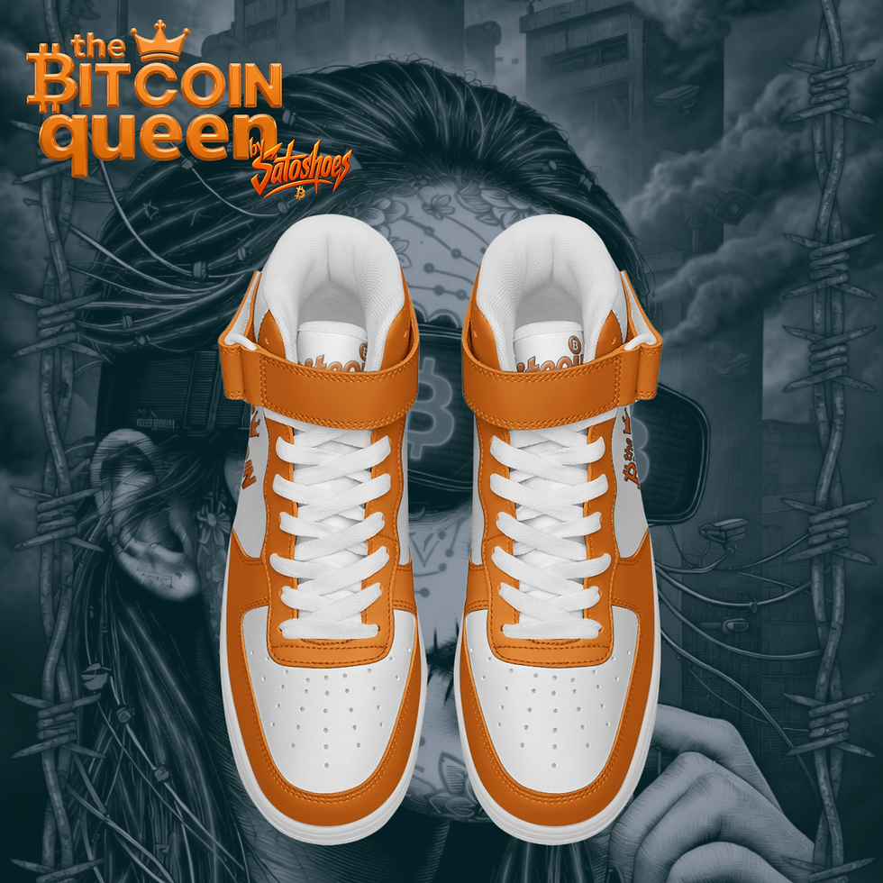 Bitcoin Queen Orange High Tops 4c.png
