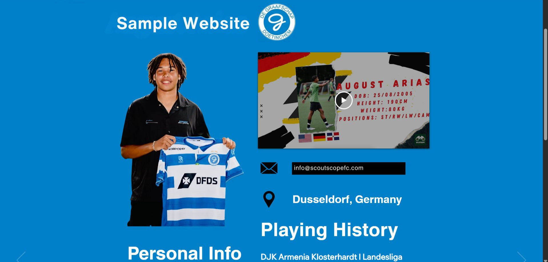 Custom Landing Page