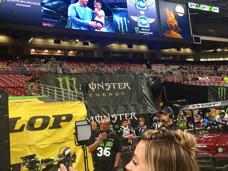Bob Oliver Honored at the St. Louis Monster Energy SX