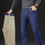 Thumbnail: Winter Lamb Fluff Denim Straight Pants Men Thicken Big Size 40 Jeans High Waist 