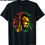 Thumbnail: Rastafarian Lion Guitar Jamaican Rasta Music Jamaica Souvenir T-Shirt Rasta Crea