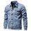 Thumbnail: 2025 Autumn Men Solid Denim Jackets Fashion Motorcycle Vintage Jeans Jackets Hom