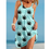 Thumbnail: Leaf 3D Print Dresses Summer Women Vintage Beach Dress Woman Fashion Sling Midi 