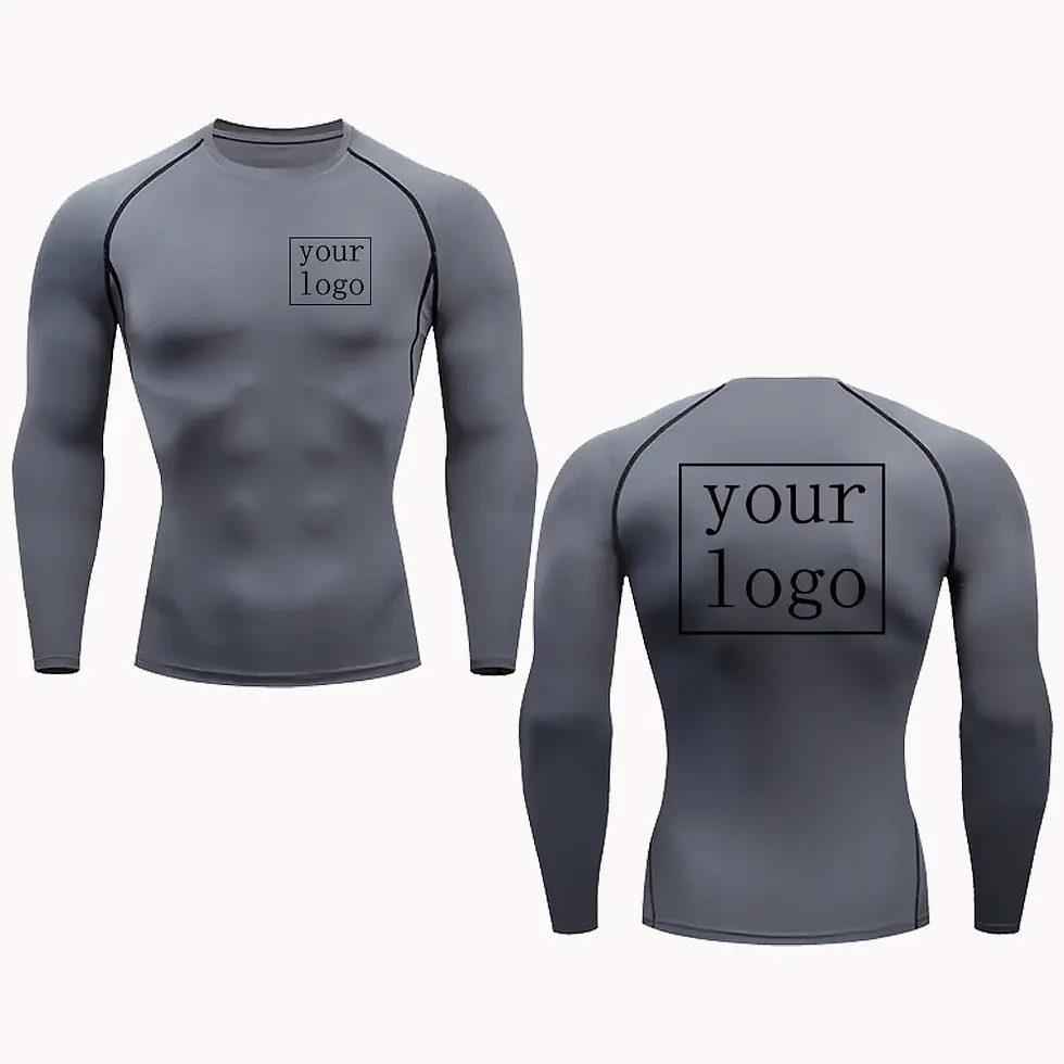 Thumbnail: New Custom Compression T Shirt Your Design Logo Top Men Women Print Original Des