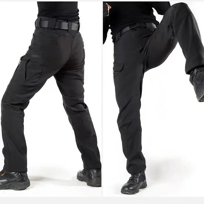 Thumbnail: Waterproof Shark Skin Tactical Sets Mens Thicken Fleece New Soft Shell Combat Ja