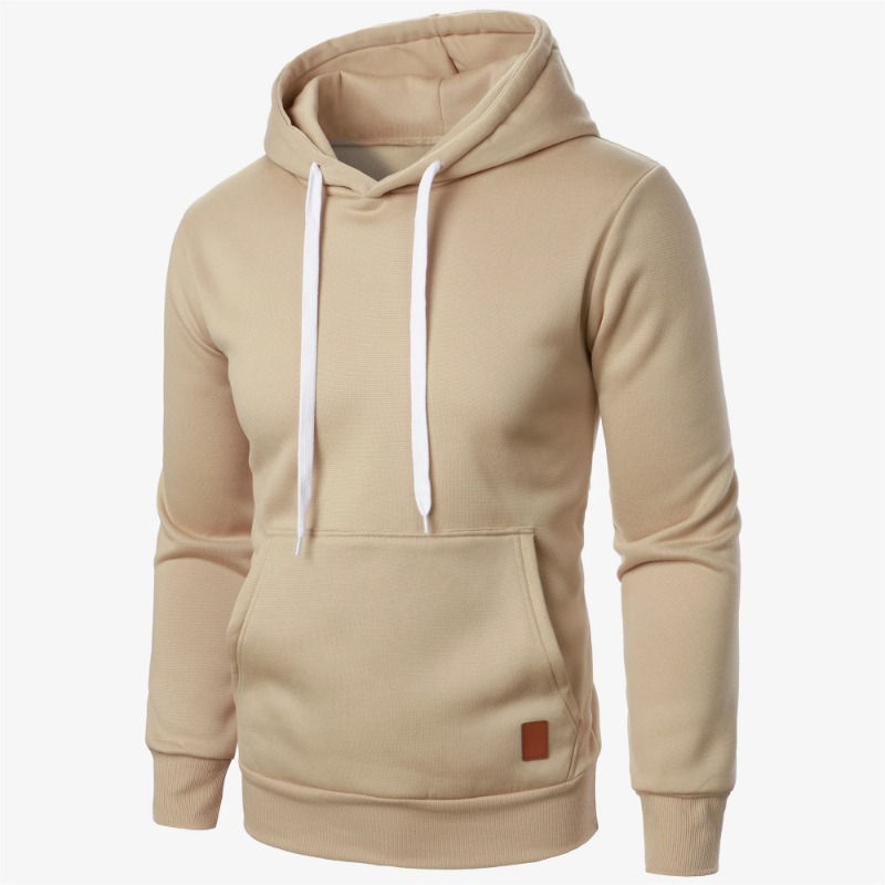 Thumbnail: Mens Casual Hooded Collar Drawstring Hoodies Sweatshirts Long Sleeve Shirts Outd