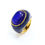 Thumbnail: Natural Gemstone Enamel Ring for Women 18k Gold Plated Stainless Steel Luxury St