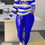 Thumbnail: Plus Size Women's Fashion Striped Print Two-Piece Set Women's Casual Suit