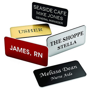 name tags