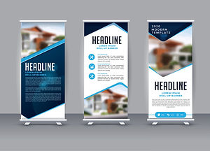 Roll up standee